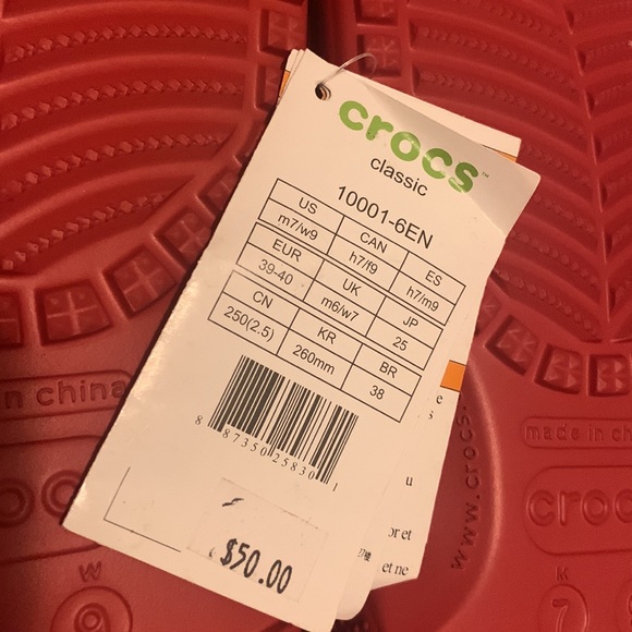 Red Crocs - Picture 3 of 3